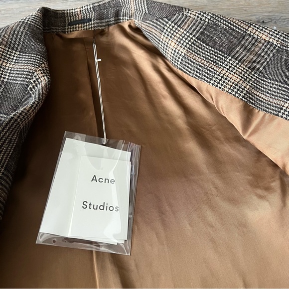 NWT Acne Studios herringbone oversize blazer - Picture 12 of 16